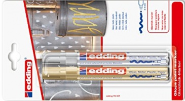 Декоративный маркер INDUSTRY Edding 750, глянцевый лаковый, круглый наконечник, 2-4 мм Декоративный маркер INDUSTRY Edding 750, глянцевый лаковый, круглый наконечник, 2-4 мм