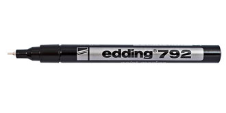 Маркер edding 792, лаковый, круглый наконечник, металлическая оправа, 0,8 мм Маркер edding 792, лаковый, круглый наконечник, металлическая оправа, 0,8 мм