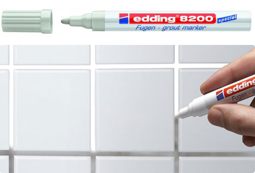 Маркер edding 8200 для плиточных швов Маркер edding 8200 для плиточных швов