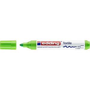 Маркер для ткани edding 4500, пигментные чернила, круглый наконечник, до 60 С°, 2-3 мм