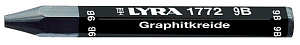 Мелок графитовый шестигранный Lyra Graphite Crayons, нерастворимый, 12 мм