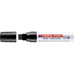 Маркер меловой для стекла edding 4090, смываемый, скошенный наконечник, 4-15 мм