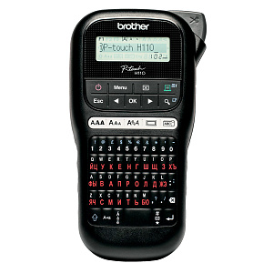 Принтер этикеток brother pt h110, ширина ленты 3.5, 6, 9 и 12 мм