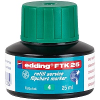 Чернила edding FTK25, для заправки флипчарт-маркеров, пигментные, 25 мл