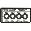Этикетки термоиндикаторные Markal Tempilabel Series, 52°C, 66°C, 79°C, 93°C, 10 штук в рулоне